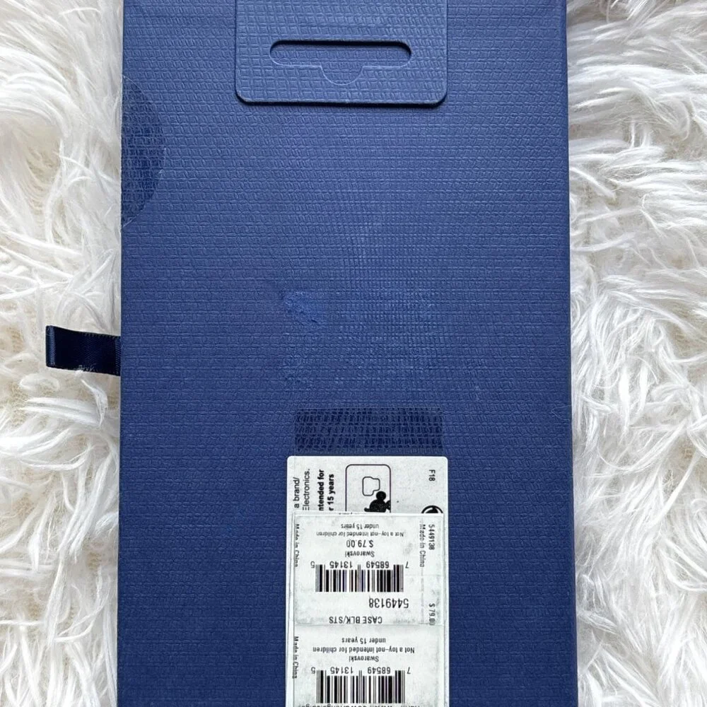 Disney Swarovski Black Mickey Mouse Samsung Galaxy S9 Phone Case New In Box